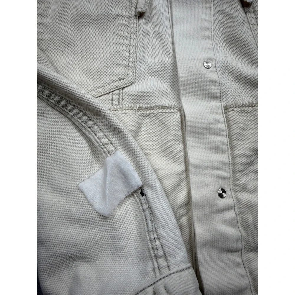 VTG GII Playboy Jeans Collection Men LL Cream Corduroy Trucker Jacket Y2K Casual
